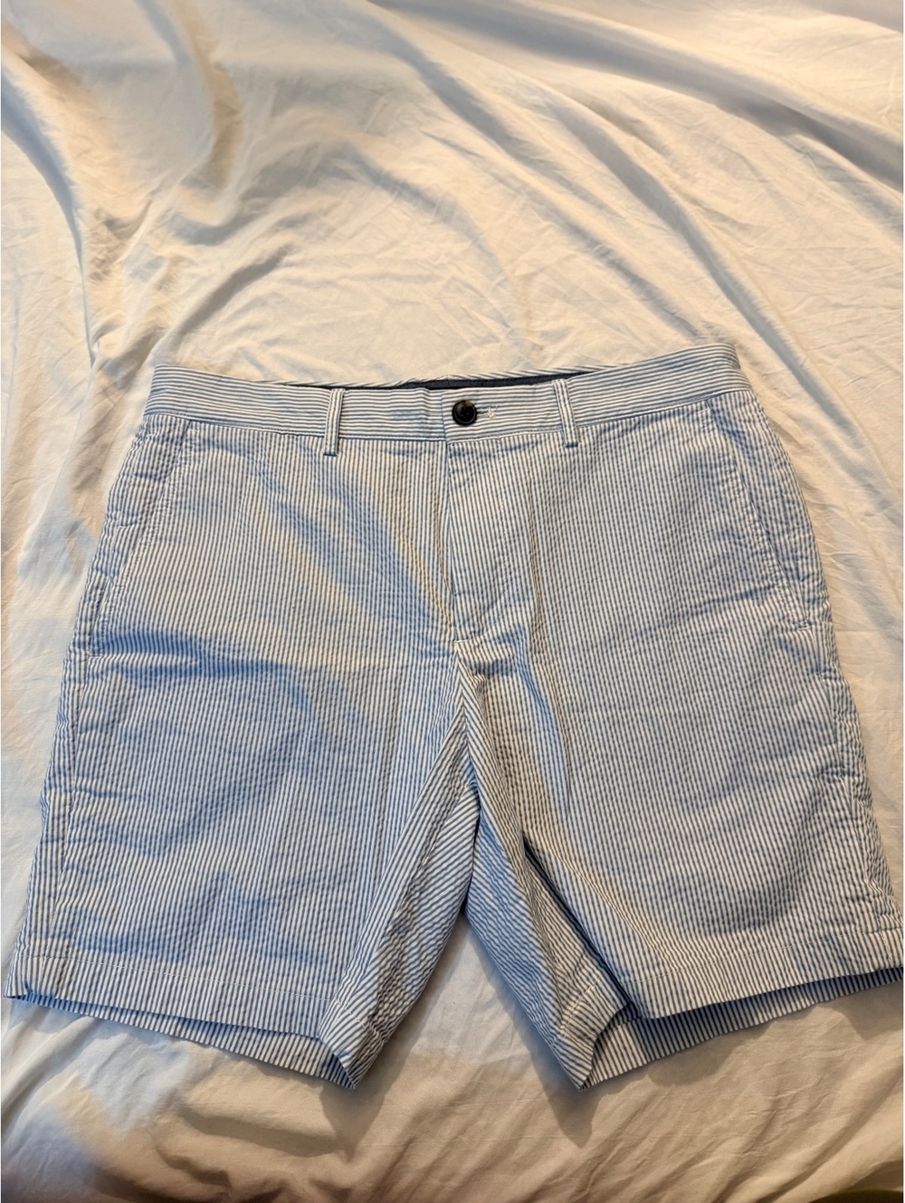 Club Monaco Baxter Fit Seersucker Shorts Size 31